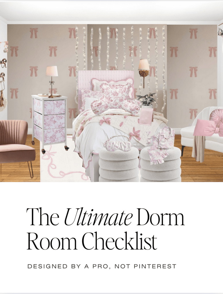 The Ultimate Dorm Room Checklist